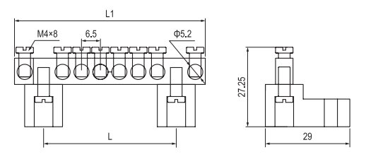 Brass Terminal with Fixing Part GK007-0609